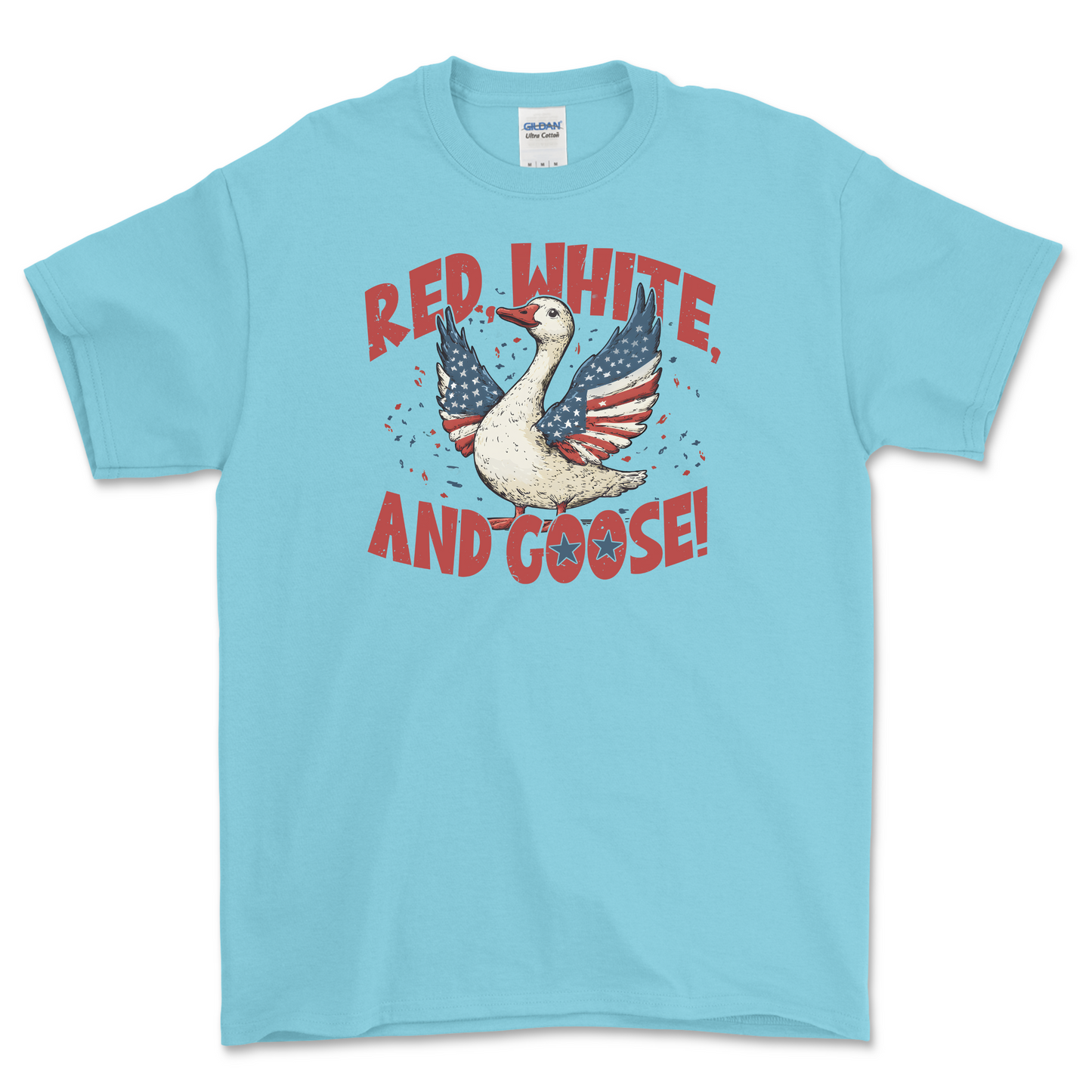 Red, White and Goose Shirt