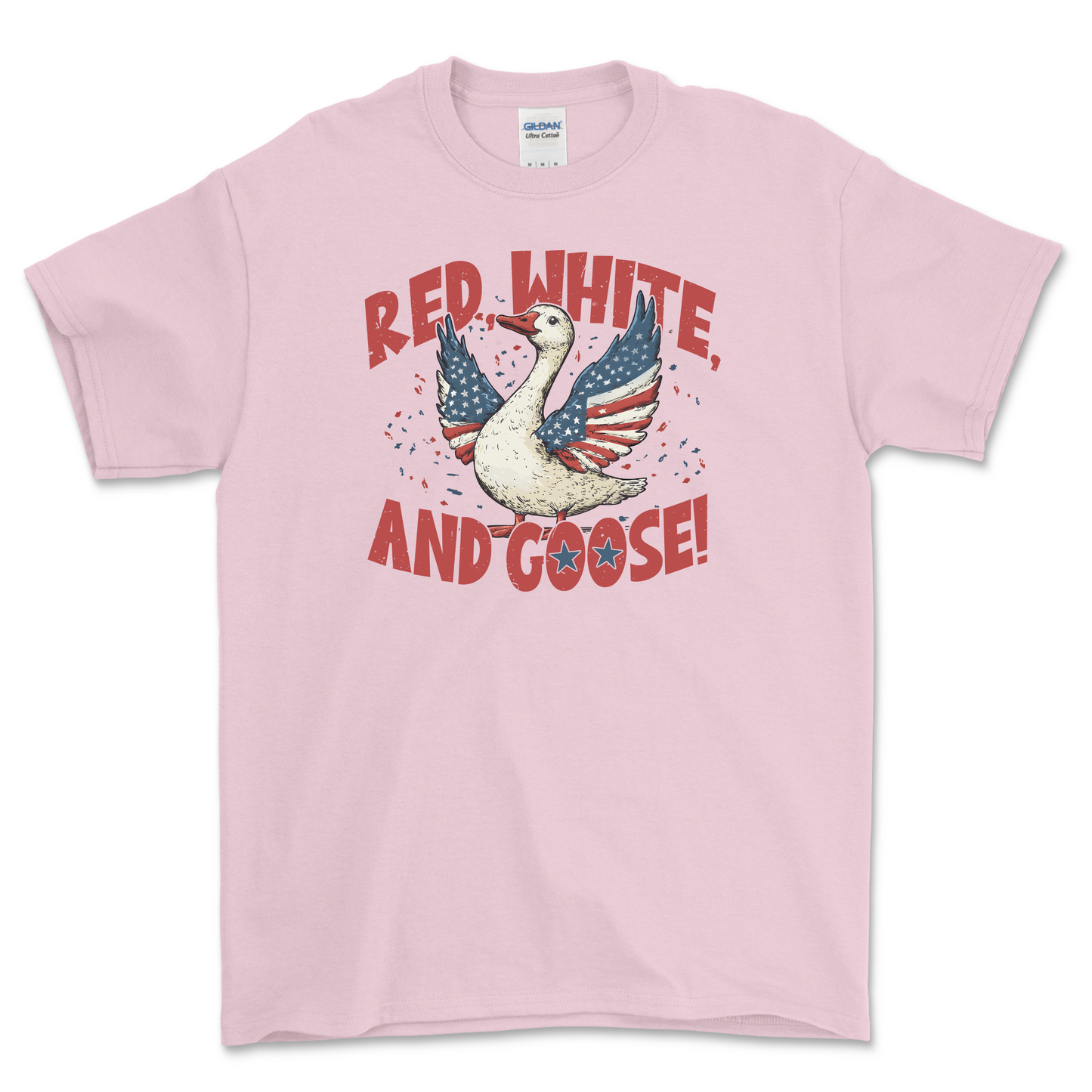Red, White and Goose Shirt