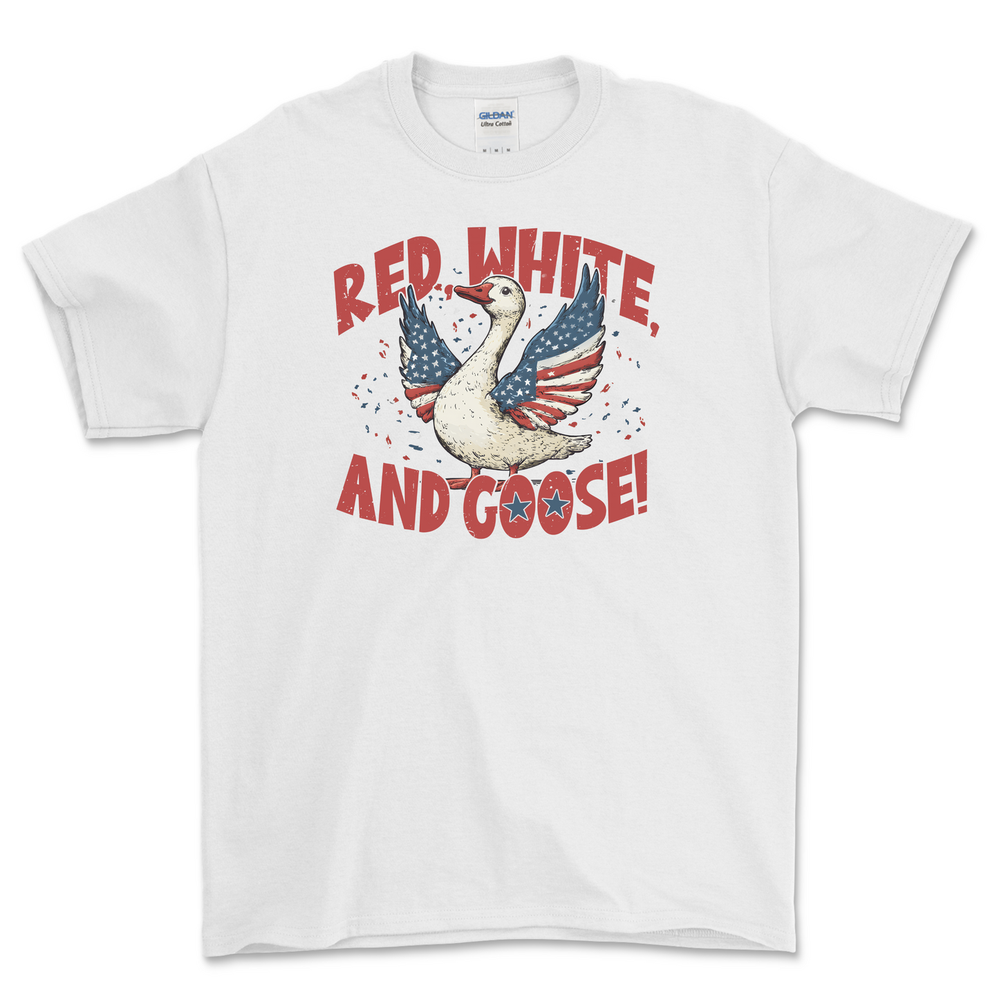 Red, White and Goose Shirt