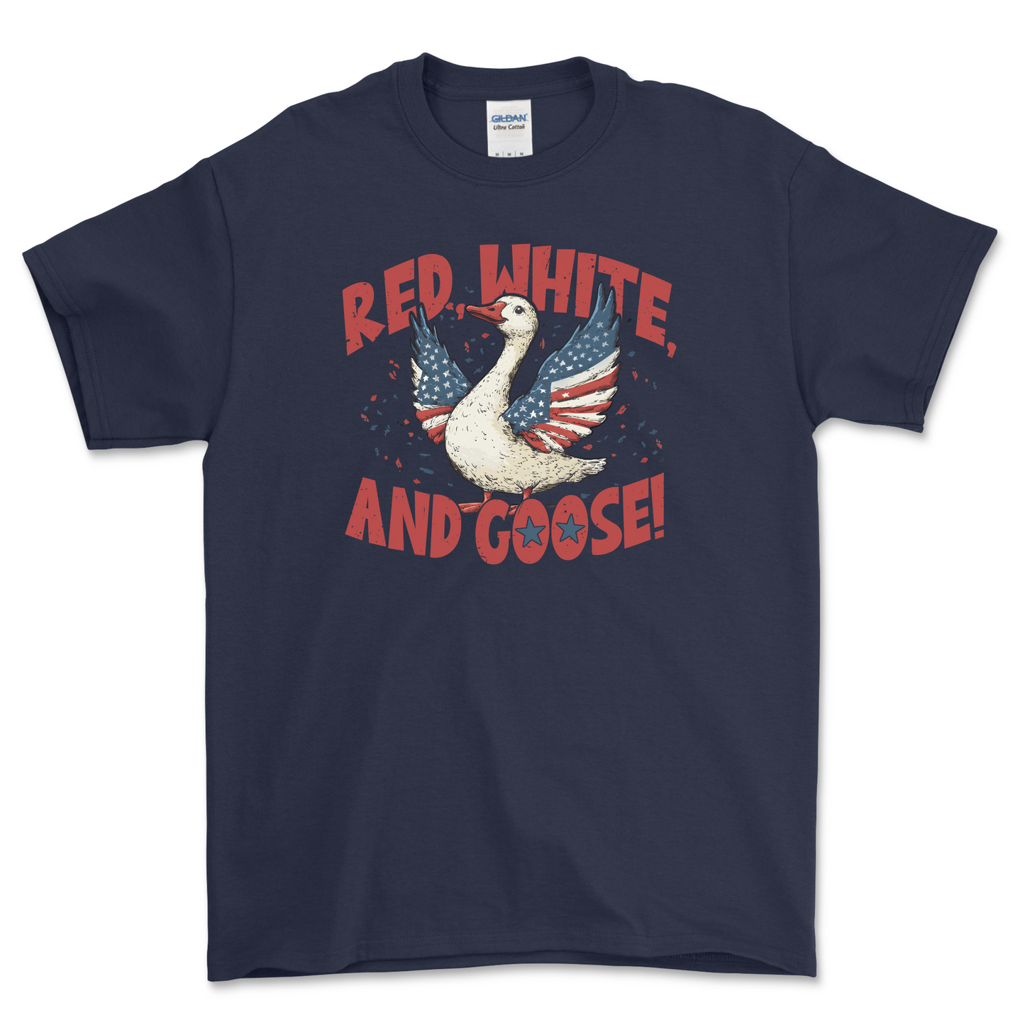 Red, White and Goose Shirt