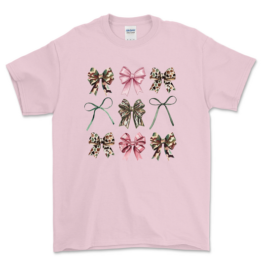 Camo and Pink Bows Shirt
