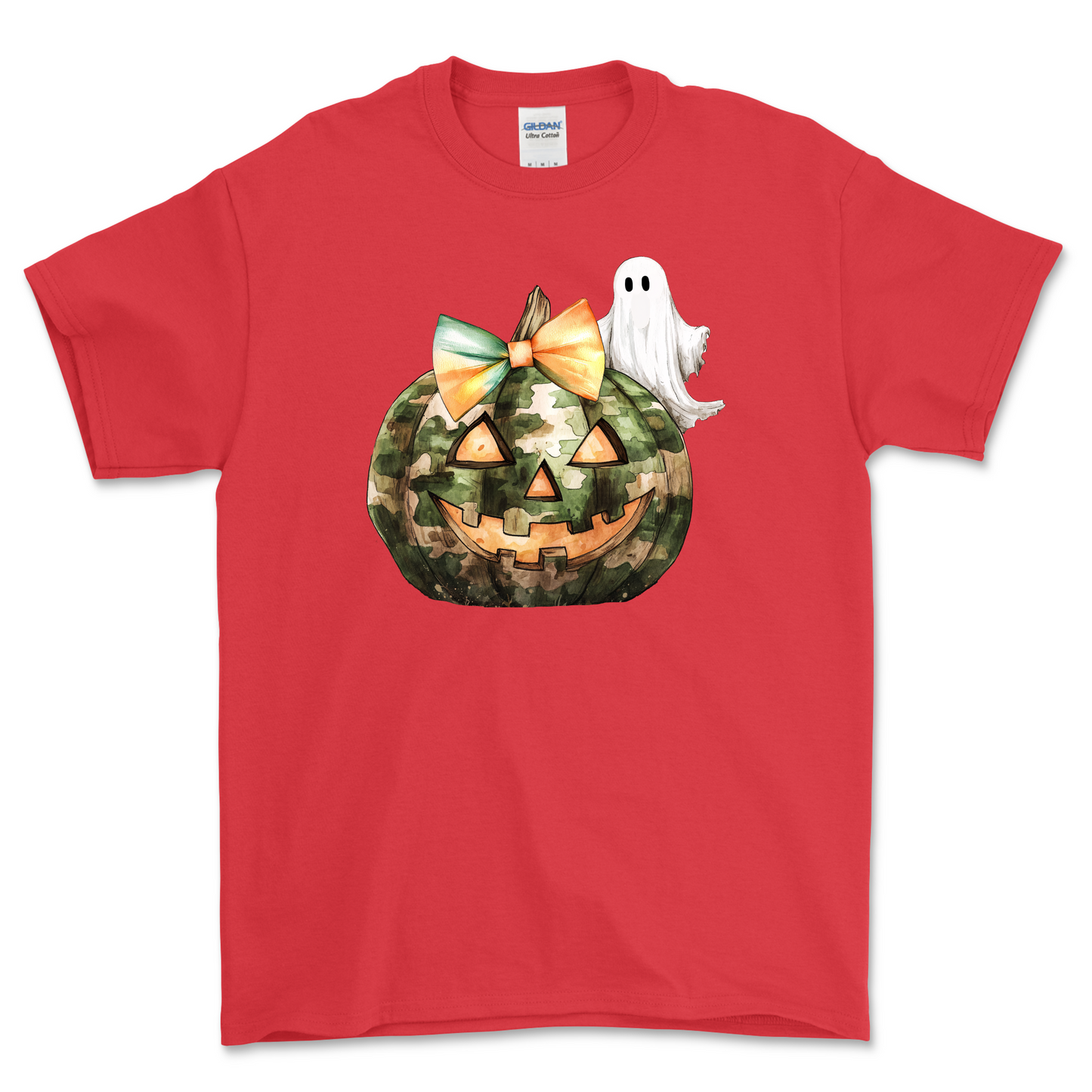 Camo Ghost Jack O Lantern