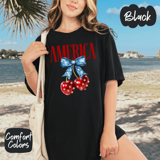 American Cherries Comfort Colors T Shirt