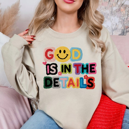 Y2K God is in the Details Shirt/Crewneck