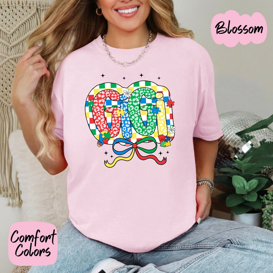 Autism Gigi Comfort Colors T-Shirt