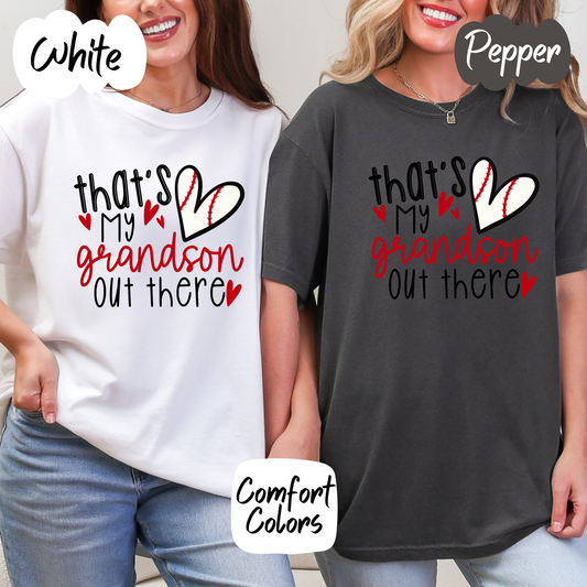 Baseball Grandson Comfort Colors T-Shirt