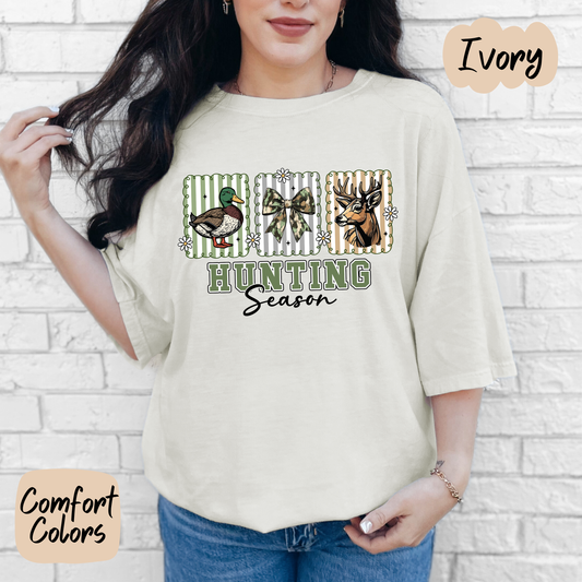 Cute Hunting Season Comfort Colors T-Shirt