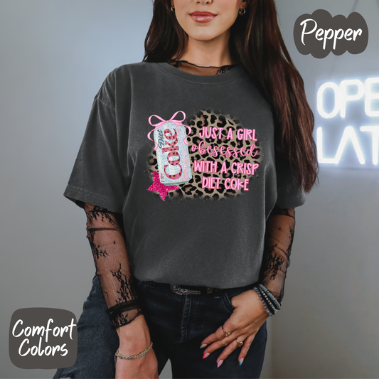 Girl Obsessed Diet Coke Comfort Colors T-Shirt