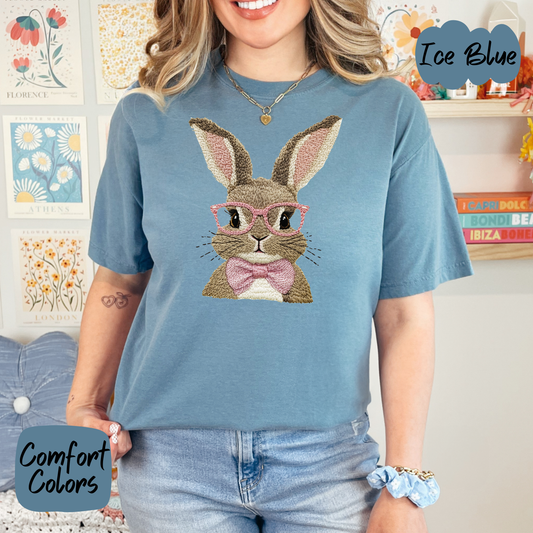 Faux Yarn Easter Bunny Shirt/Crewneck