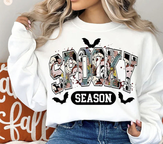 Horror Spooky Season Shirt ~Glitter~