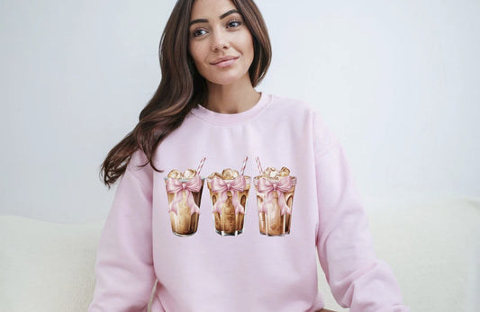 Pink Ice Coffee Shirt ~Glitter~