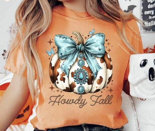 Howdy Fall Shirt ~Glitter~