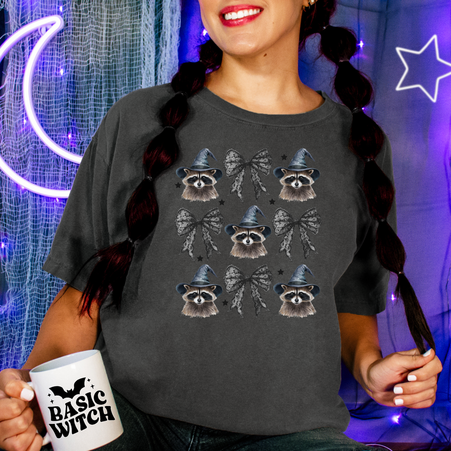 Witch Raccoon Coquette Shirt