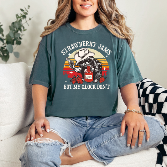 Strawberry Jams but my Glock Don't Shirt