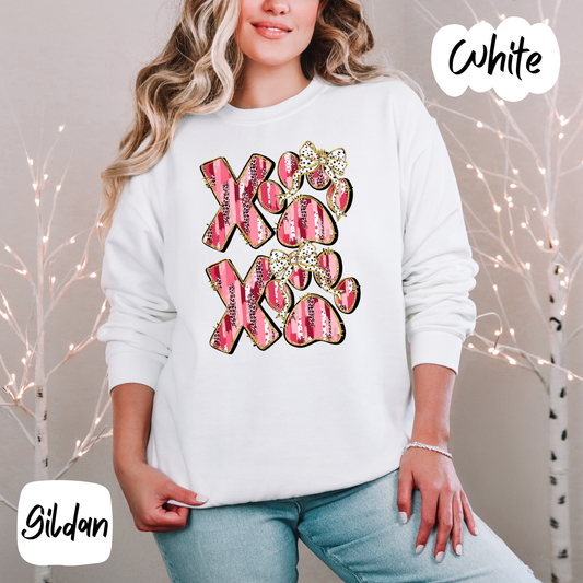 Hugs and Kisses Paw Prints Shirt/Crewneck