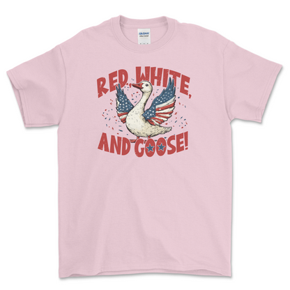 Red, White and Goose Shirt
