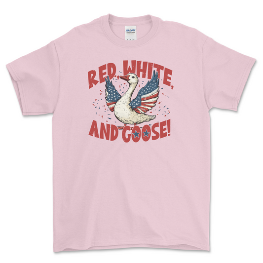 Red, White and Goose Shirt