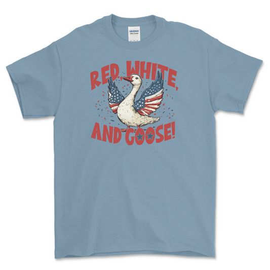 Red, White and Goose Shirt