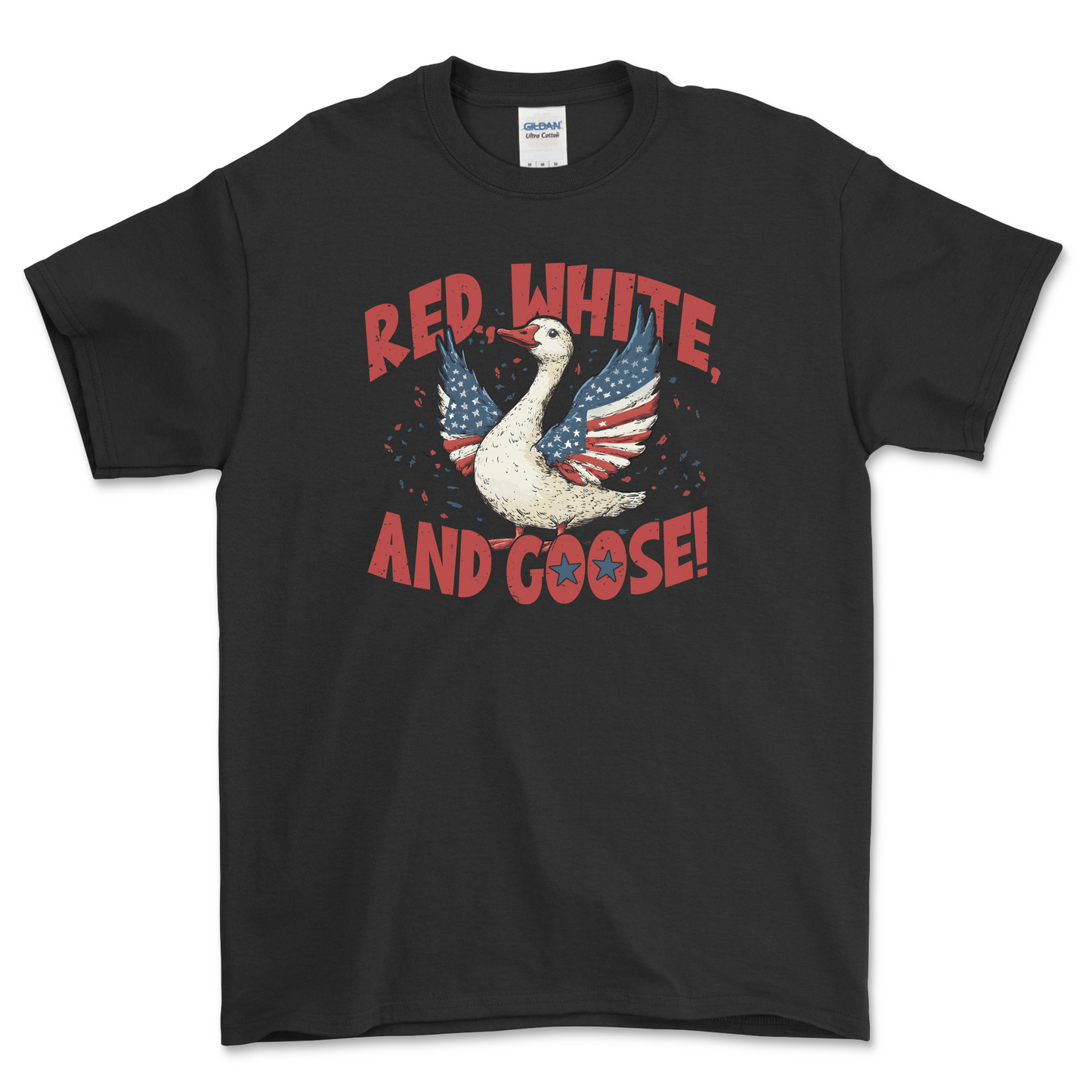 Red, White and Goose Shirt