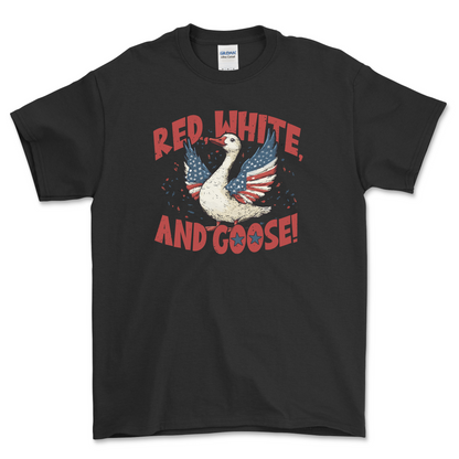 Red, White and Goose Shirt