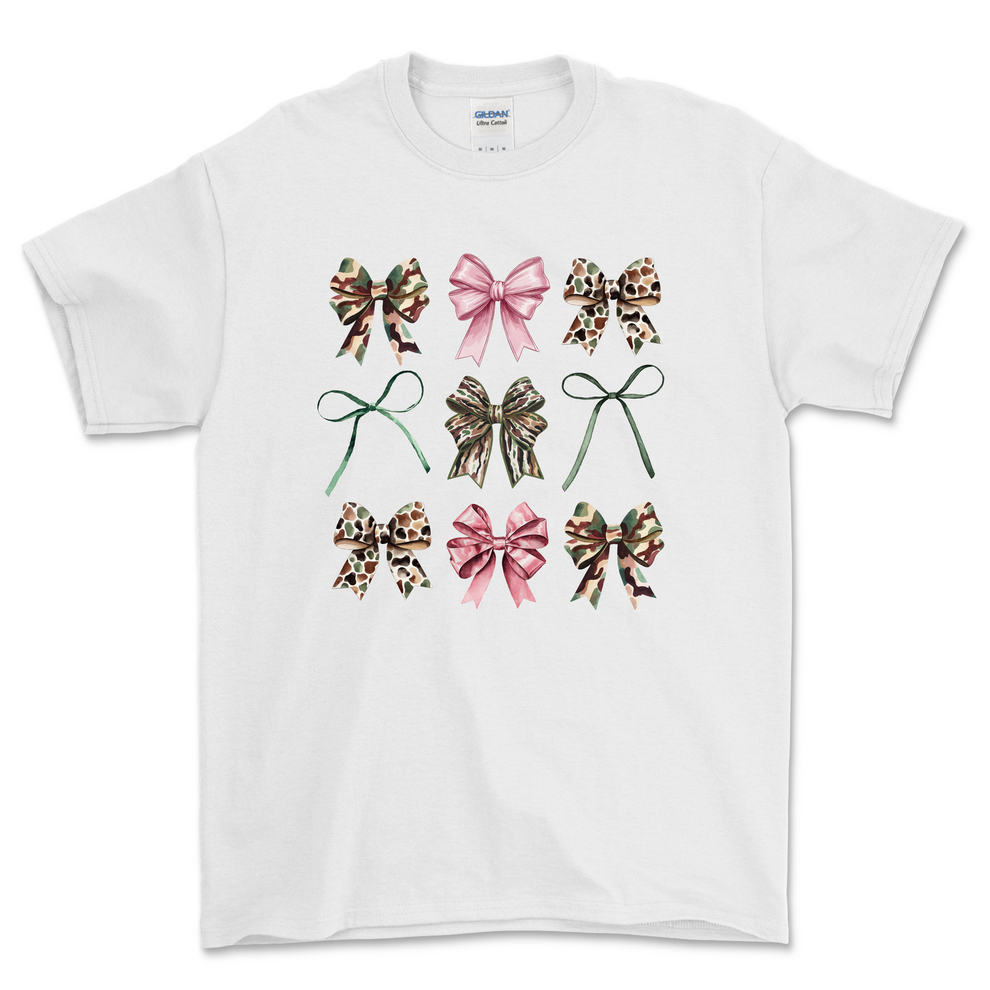 Camo and Pink Bows Shirt