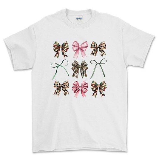 Camo and Pink Bows Shirt