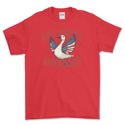 Red, White and Goose Shirt