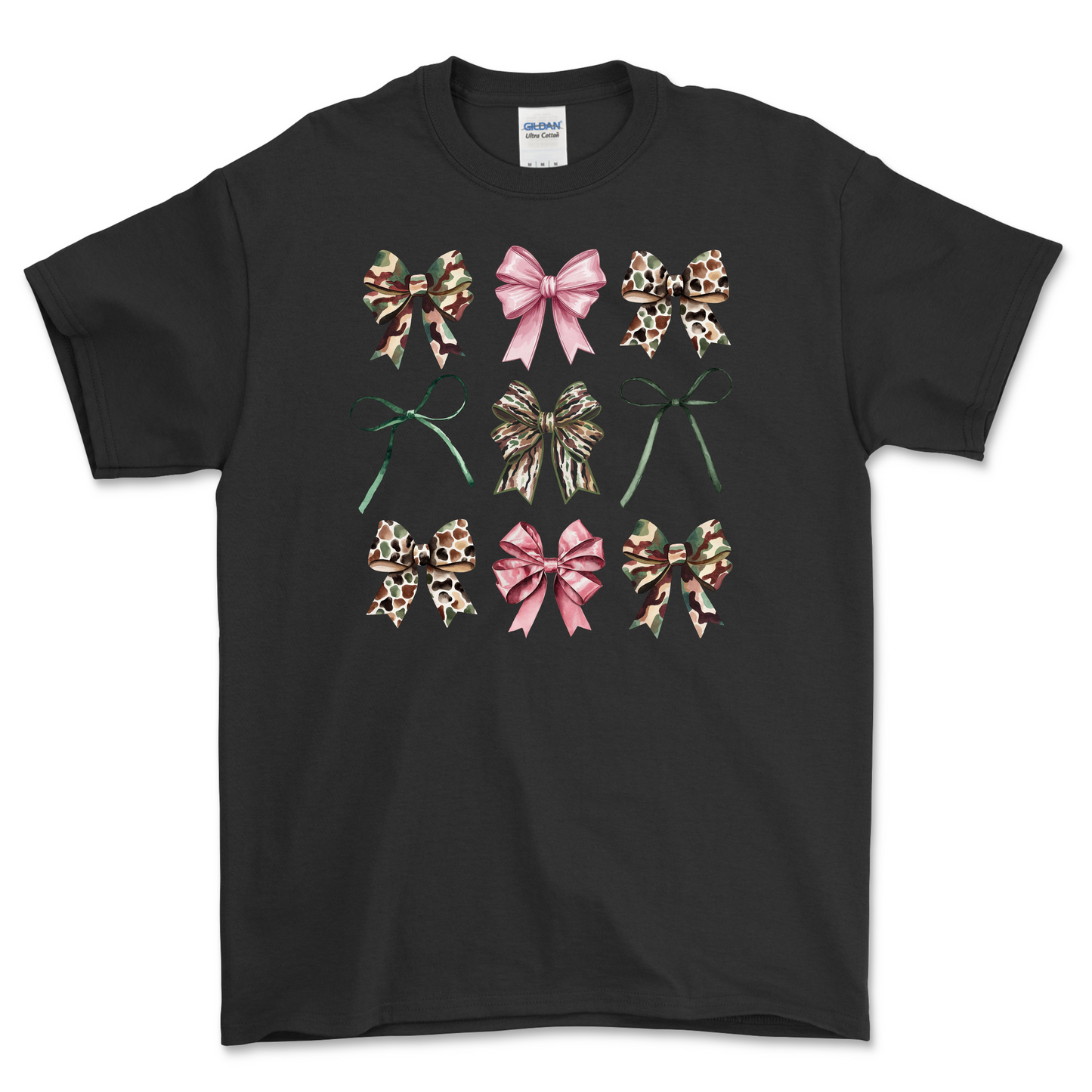 Camo and Pink Bows Shirt