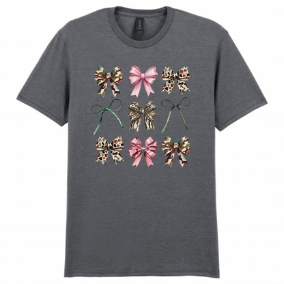 Camo and Pink Bows Shirt
