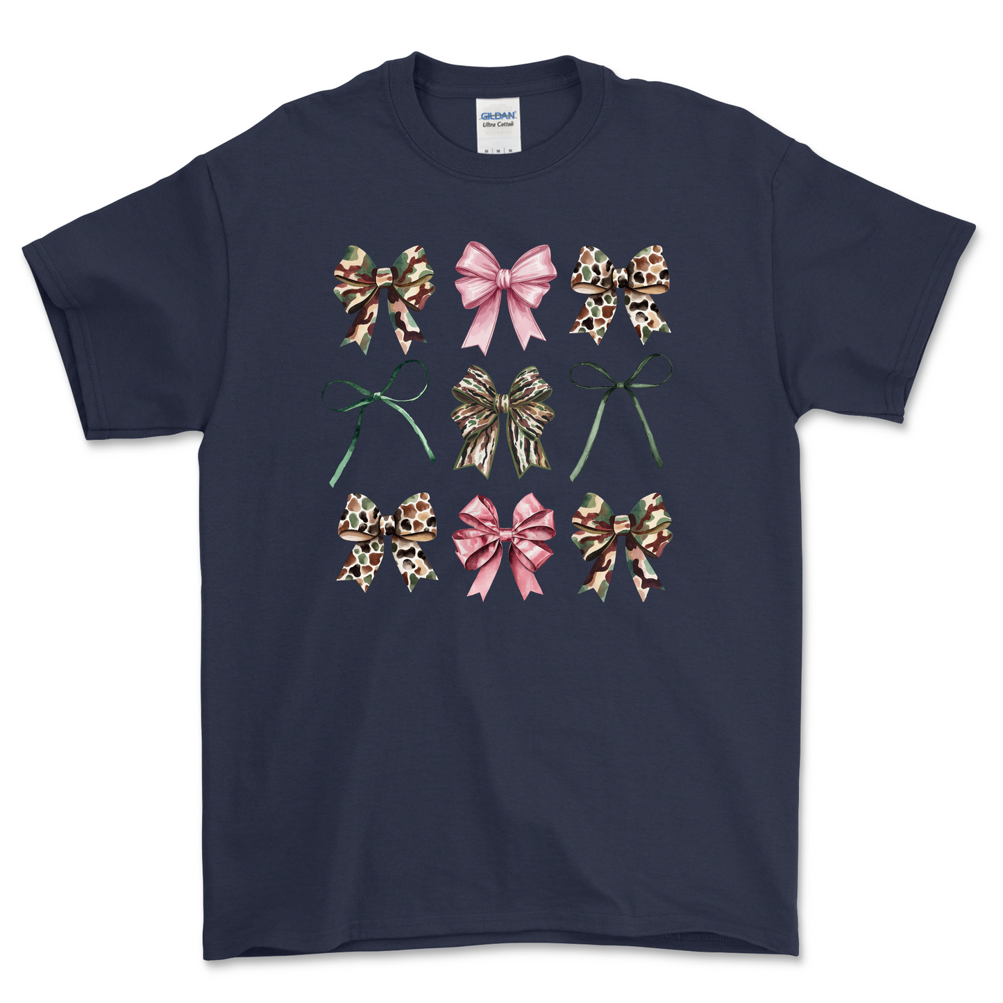 Camo and Pink Bows Shirt