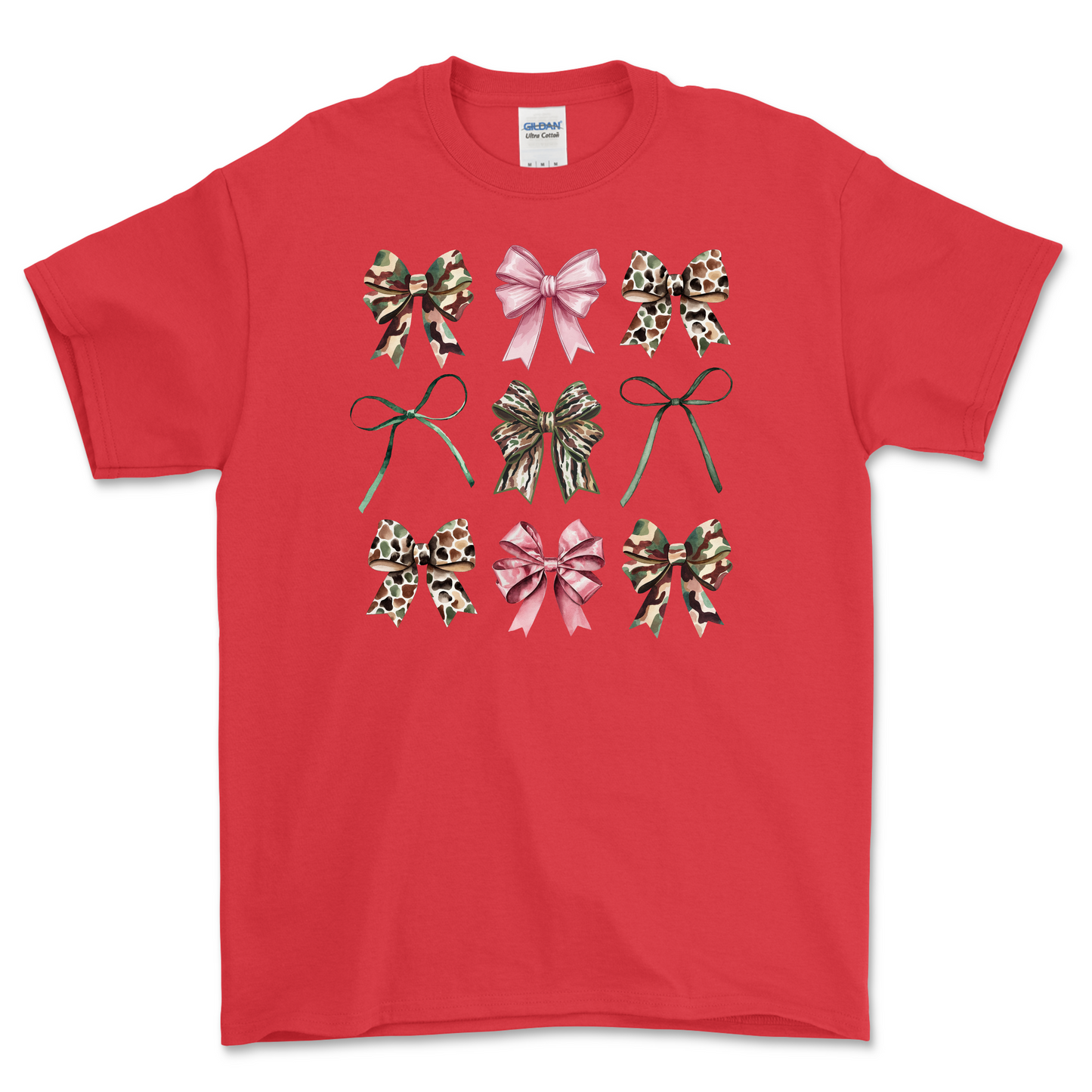 Camo and Pink Bows Shirt