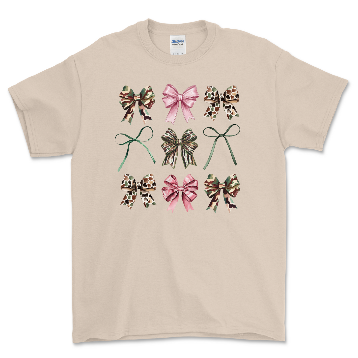 Camo and Pink Bows Shirt