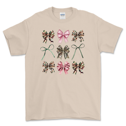 Camo and Pink Bows Shirt