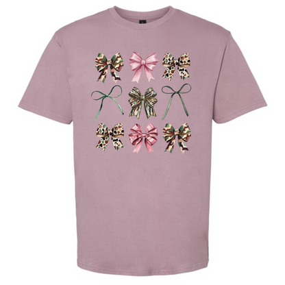 Camo and Pink Bows Shirt