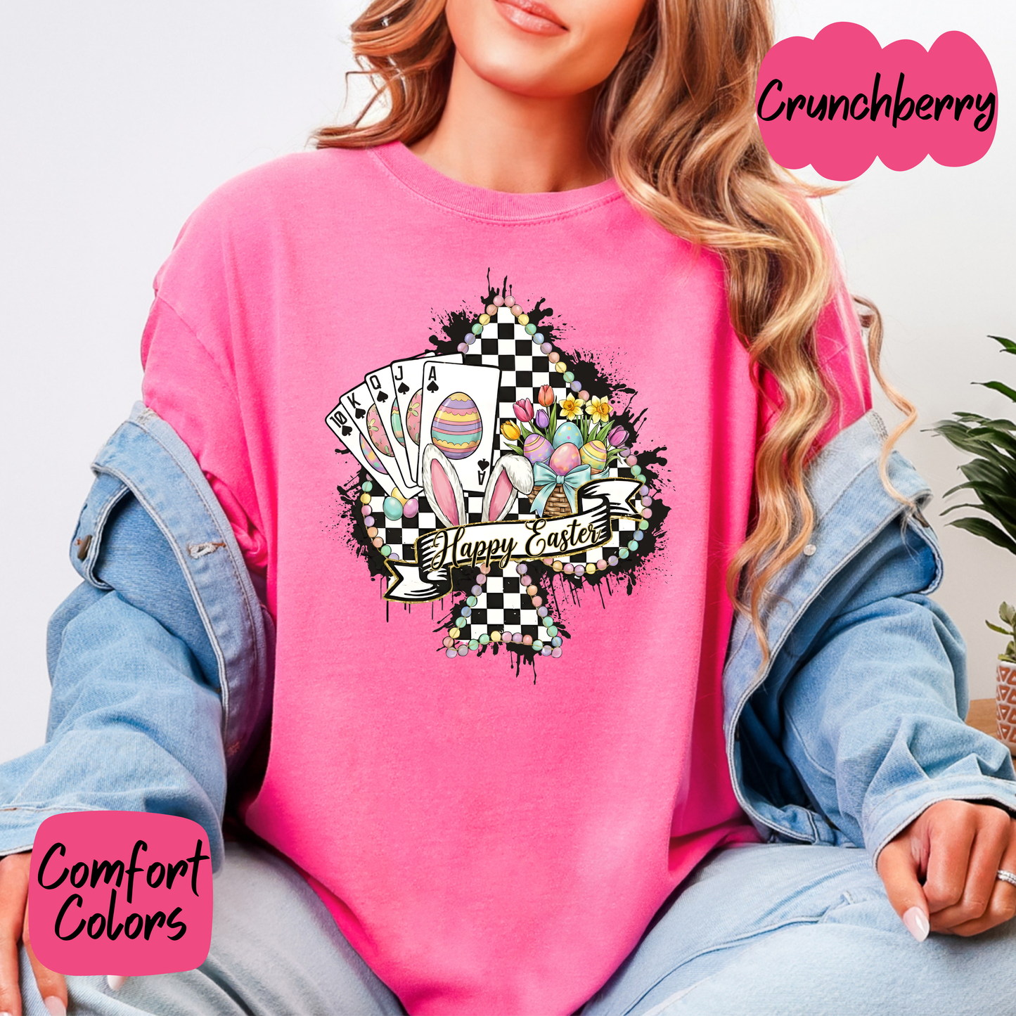 Easter Checkered Spade Shirt/Crewneck