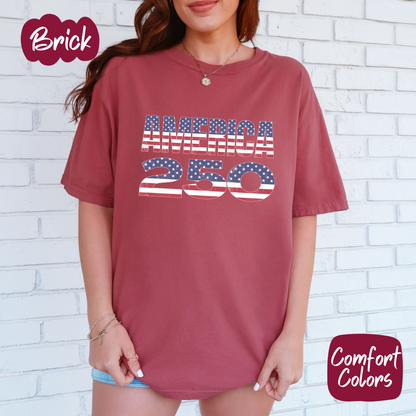 250 Years America Comfort Colors T-Shirt