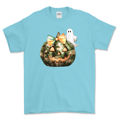 Camo Ghost Jack O Lantern