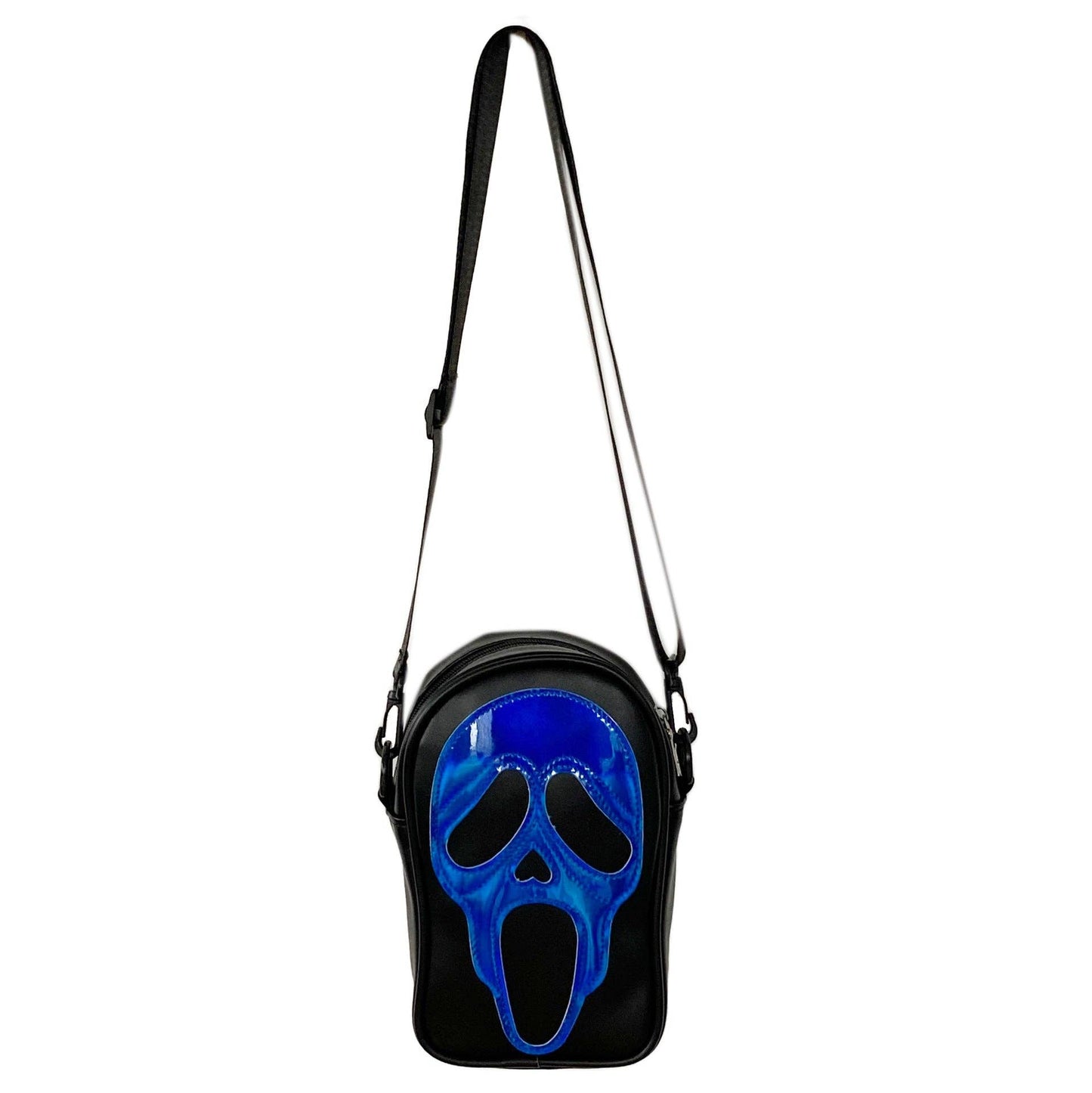 Ghost Face Leather Crossbody Bag