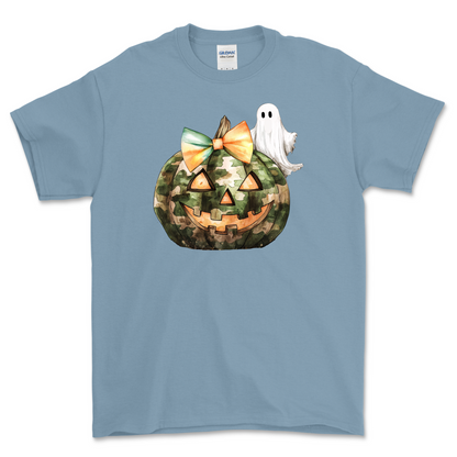 Camo Ghost Jack O Lantern