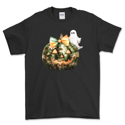 Camo Ghost Jack O Lantern
