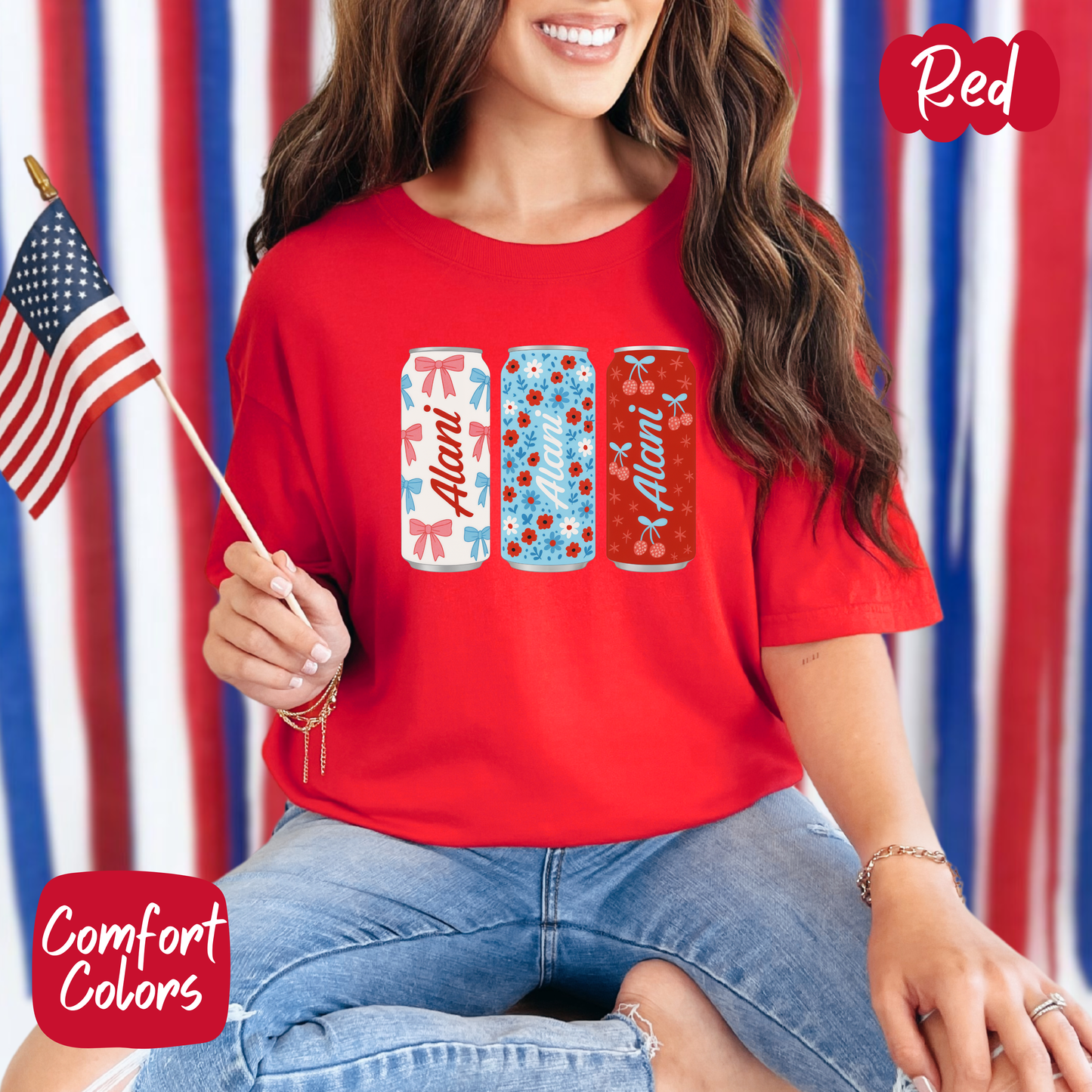 4th of July Alani Comfort Colors T-Shirt