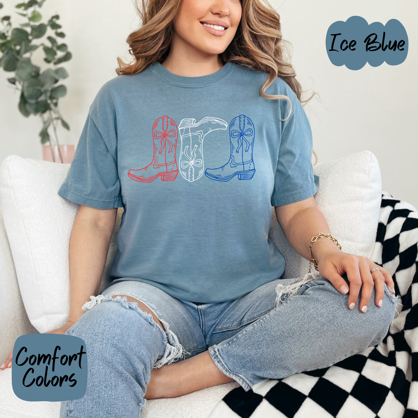 American Cowboy Boots Comfort Colors T-Shirt