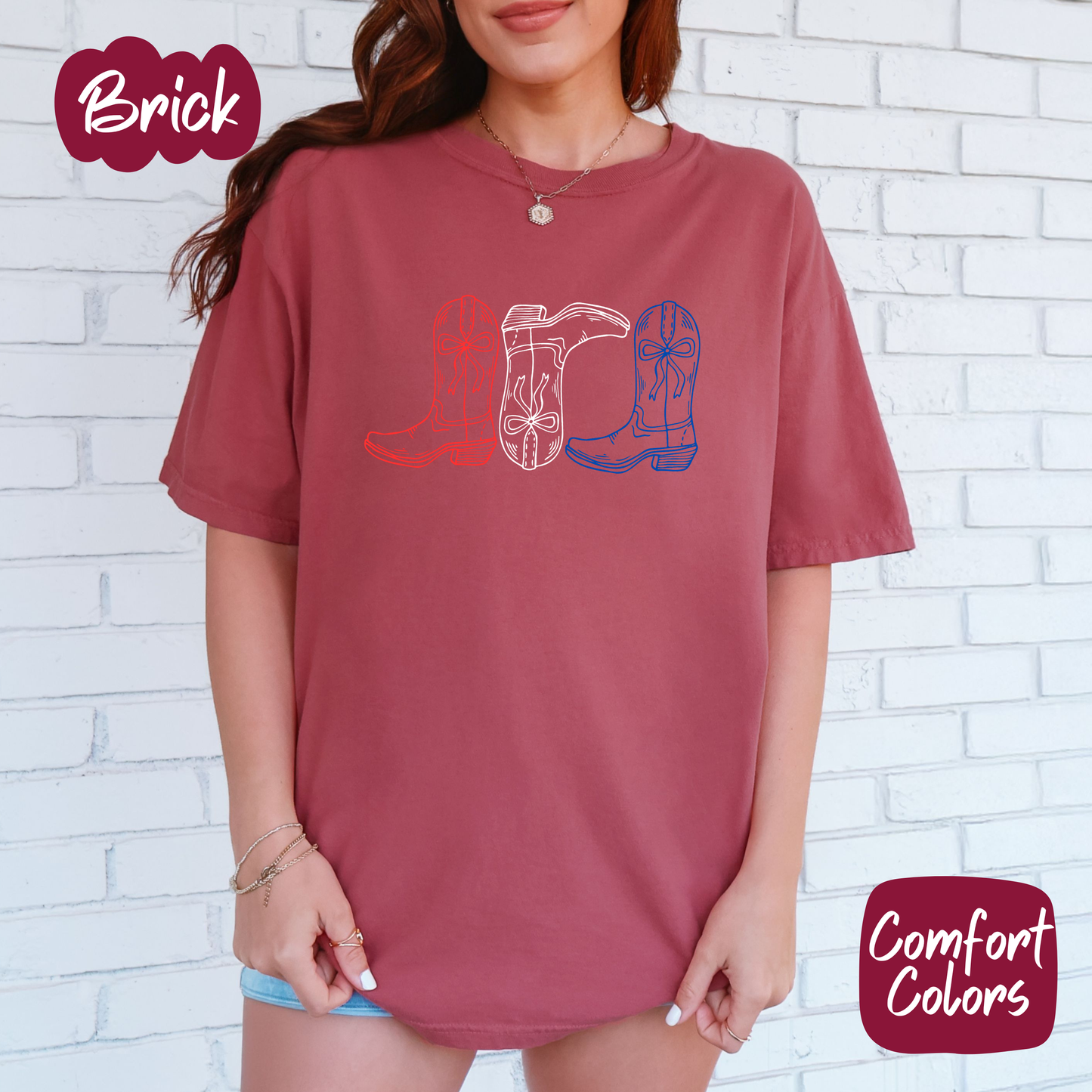 American Cowboy Boots Comfort Colors T-Shirt