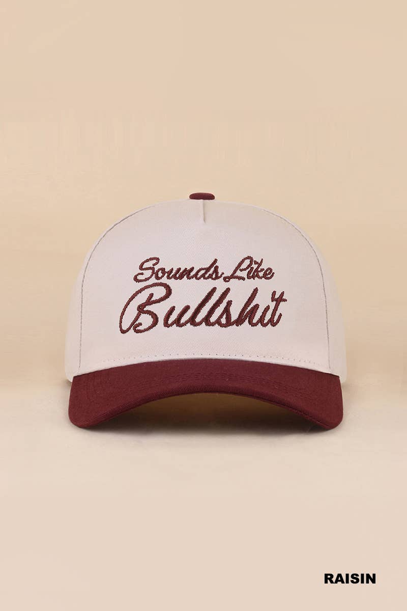 Sounds Like Bullshit Two Tone Canvas Cotton