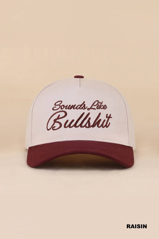 Sounds Like Bullshit Two Tone Canvas Cotton