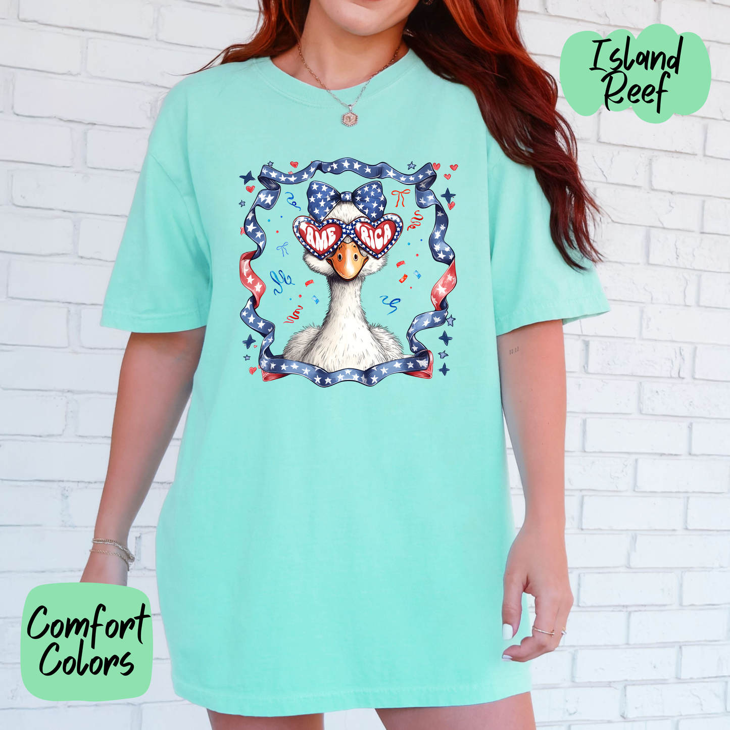 Americana Cool Goose Comfort Colors T-Shirt