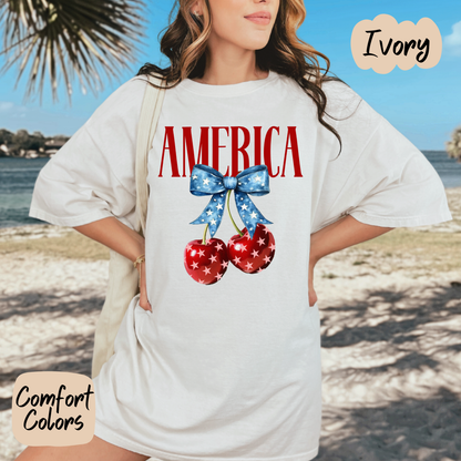 American Cherries Comfort Colors T Shirt