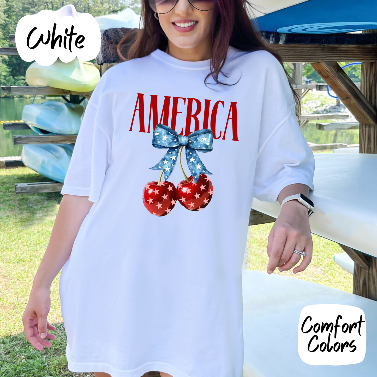 American Cherries Comfort Colors T Shirt