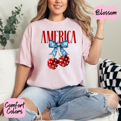 American Cherries Comfort Colors T Shirt