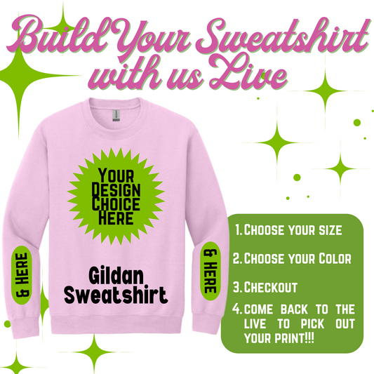 Build Your Own Sweatshirt with Sleeves